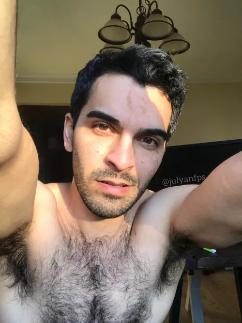 come cuddle in these bushy armpits
