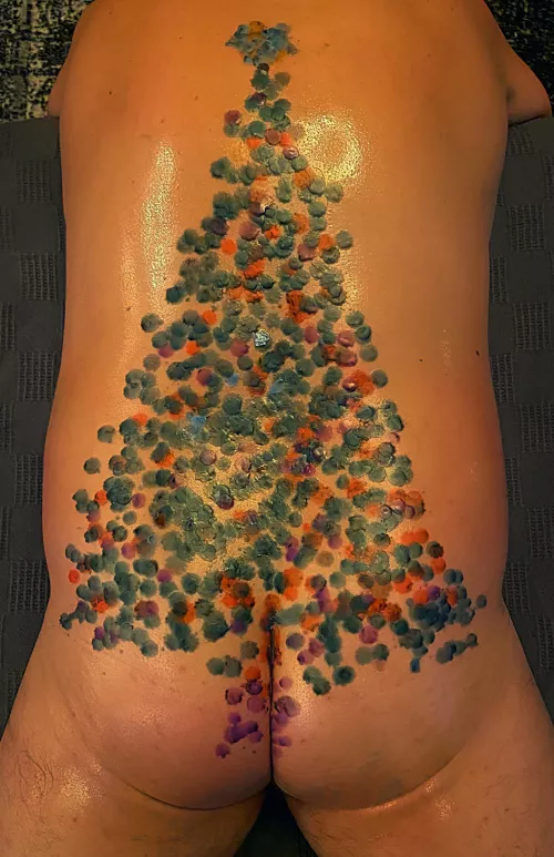 Doing a little Christmas decorating….