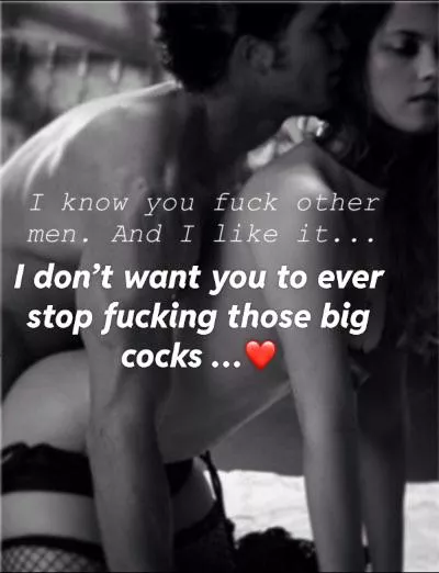 Don’t ever stop fucking other men