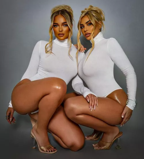 Ellie Brown and Mary Benford with the thick thighs and ass