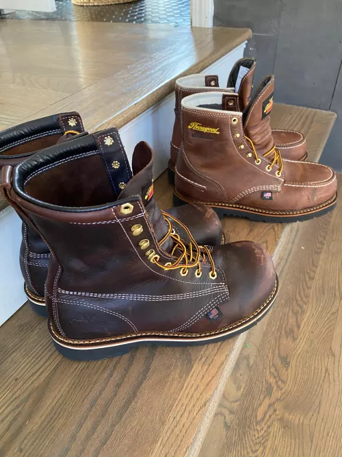 First pair of nice boots. Thorogood 804-4368 and 804-3696