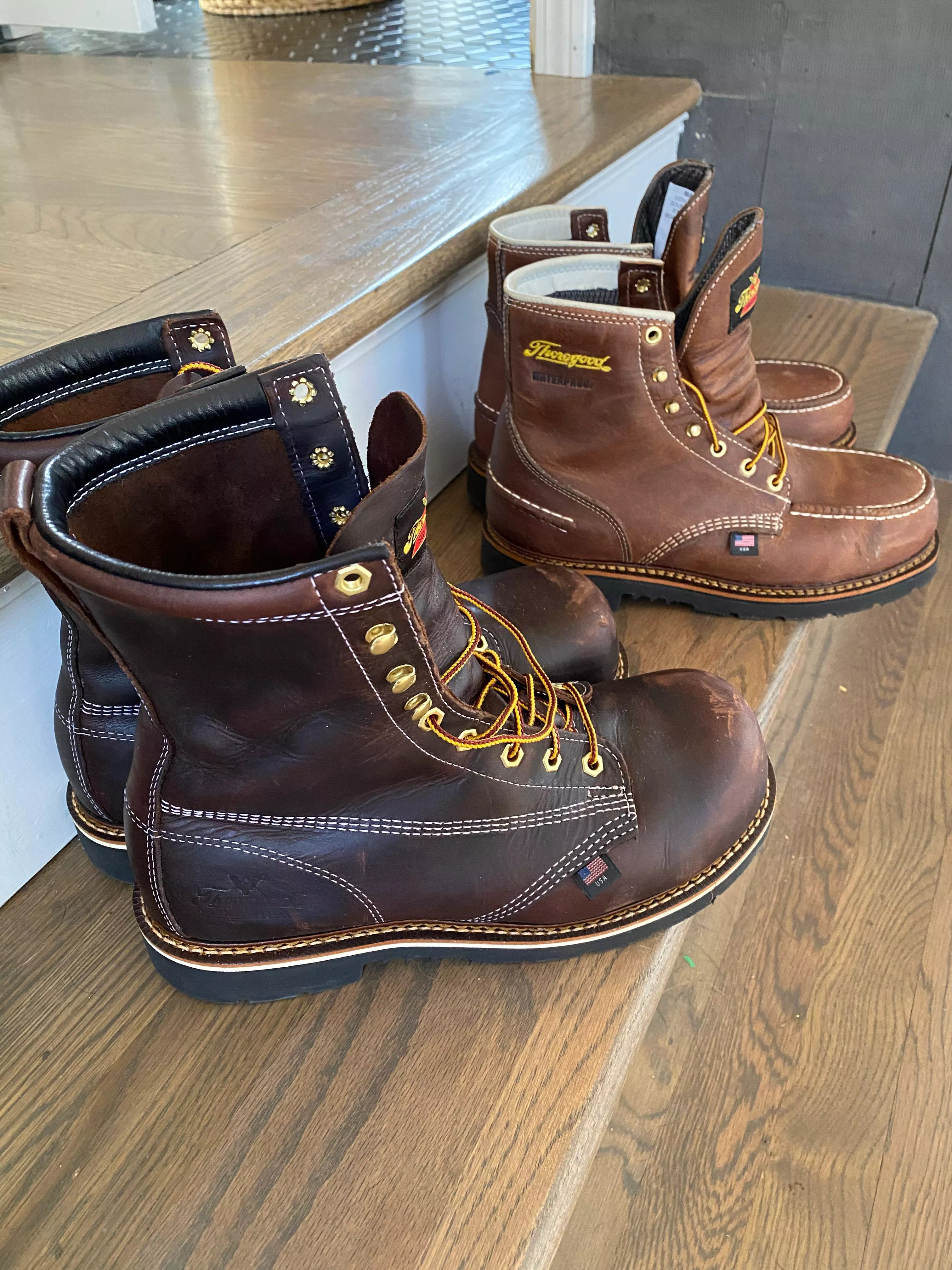 First pair of nice boots. Thorogood 804-4368 and 804-3696