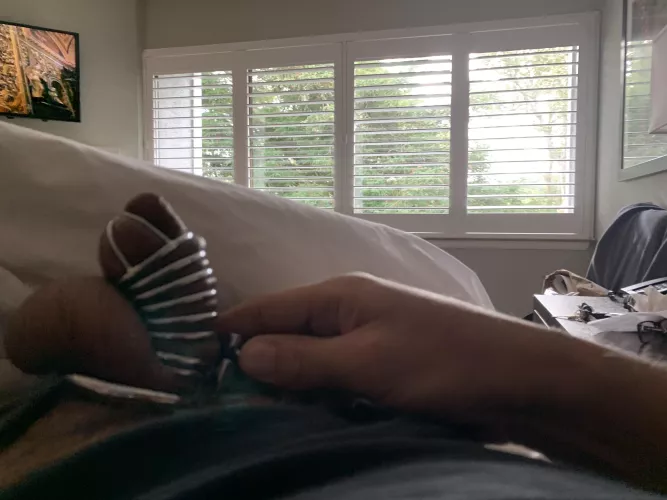 Good Morning wanna be Chastity boys. Sure you want to wake up like this daily?