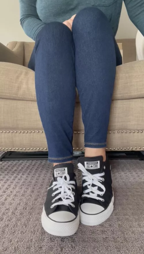 Got new chucks for Christmas, you like? 😍