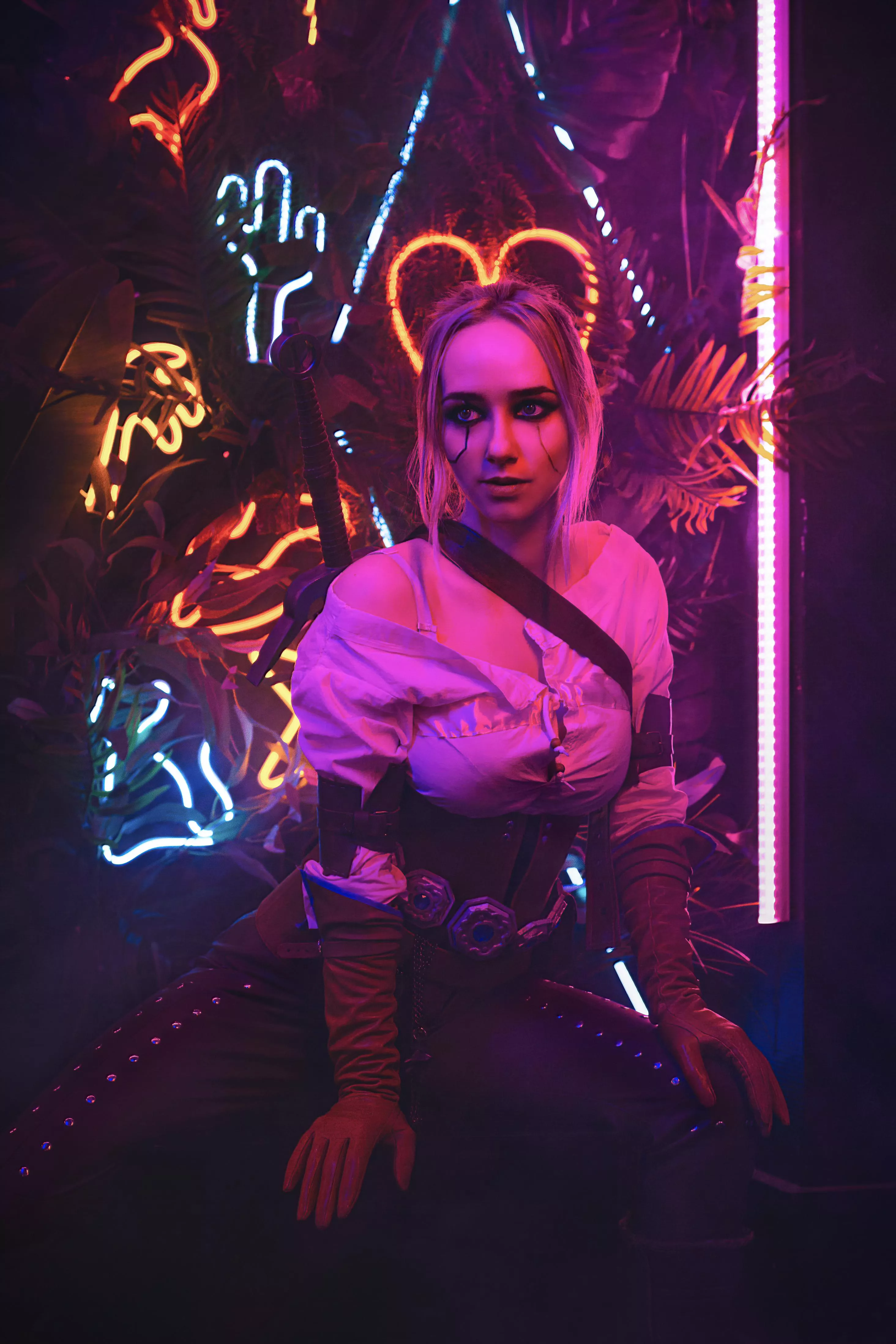 How Ciri looks in cyberpunk 😊