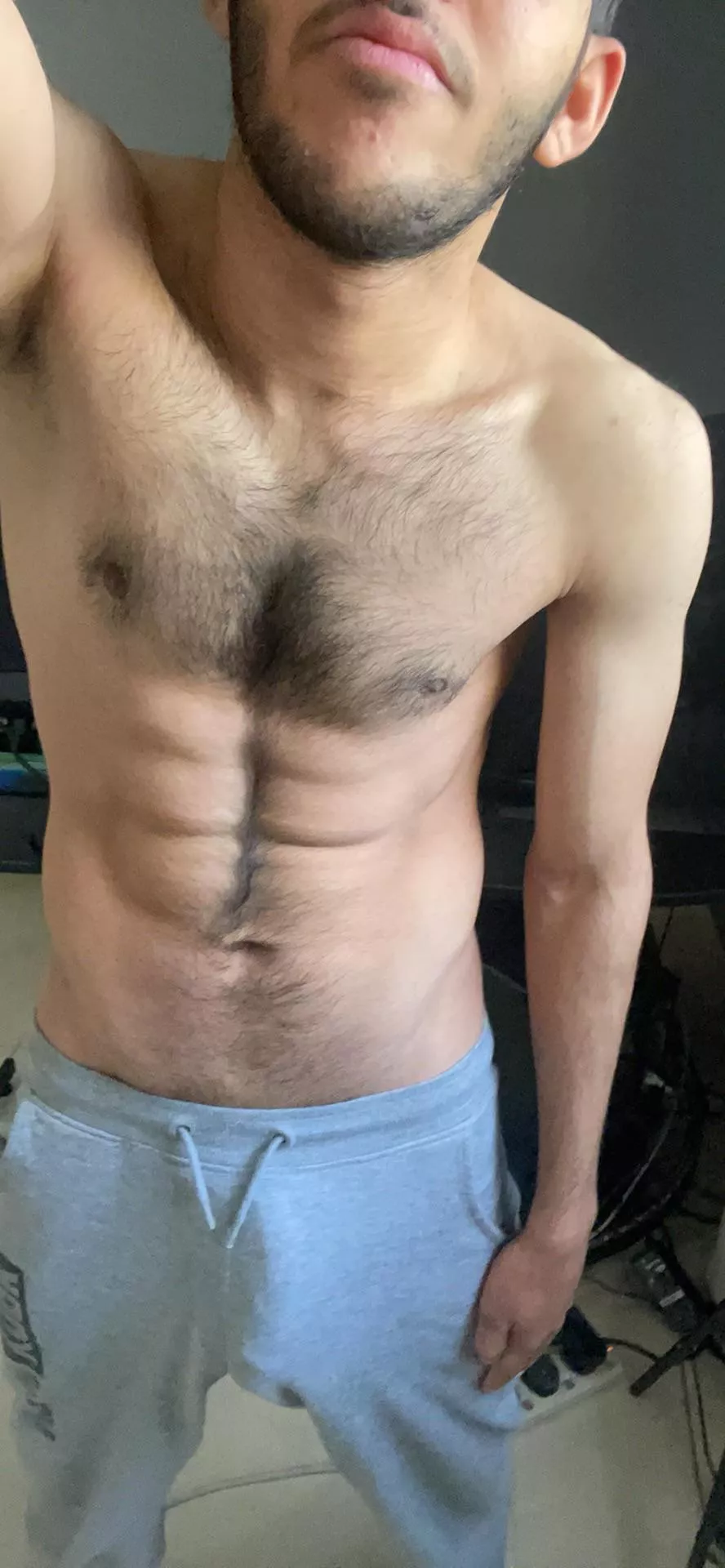 I’m go to the gym in sweats