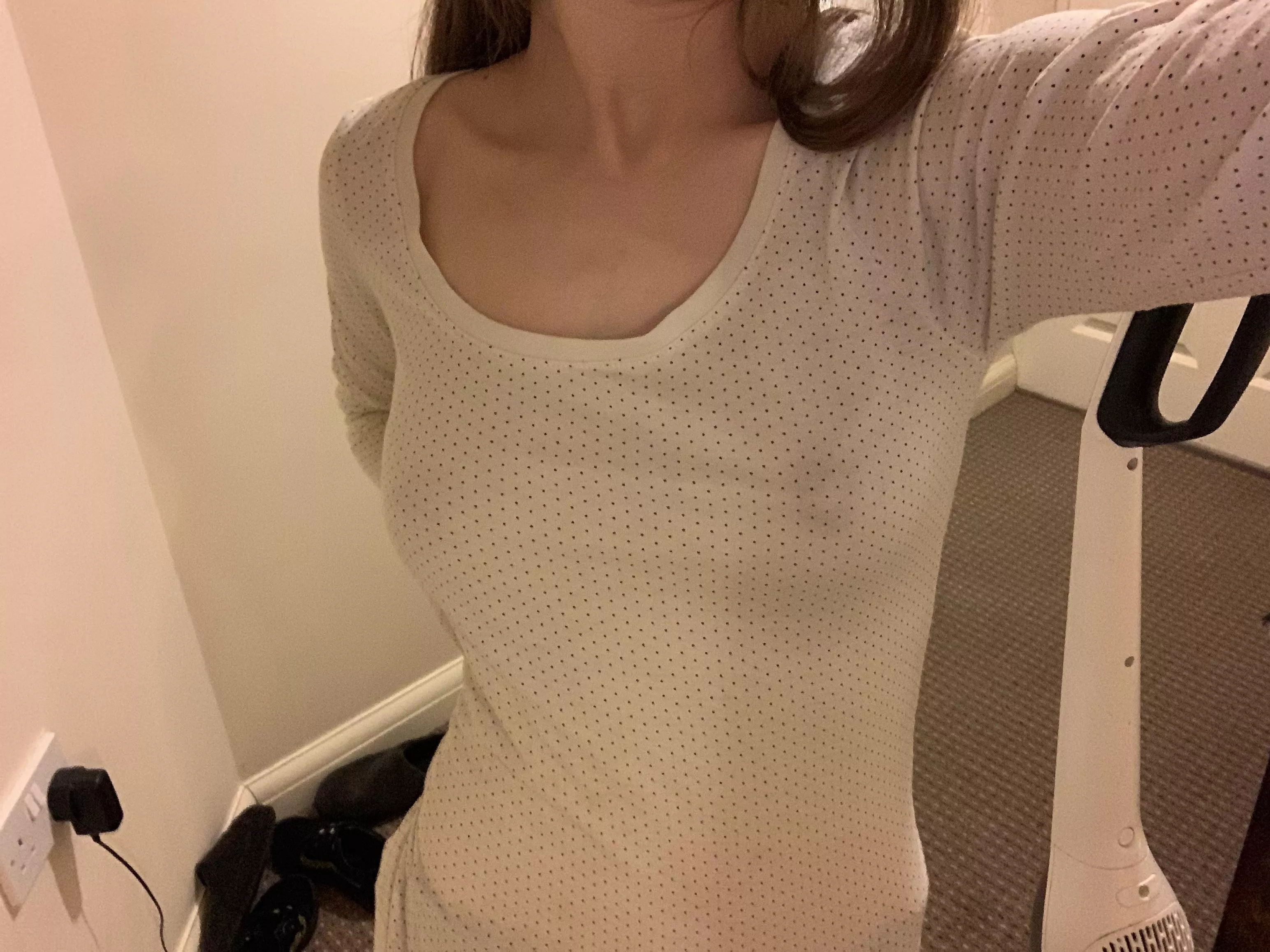 Just about to do some hoovering