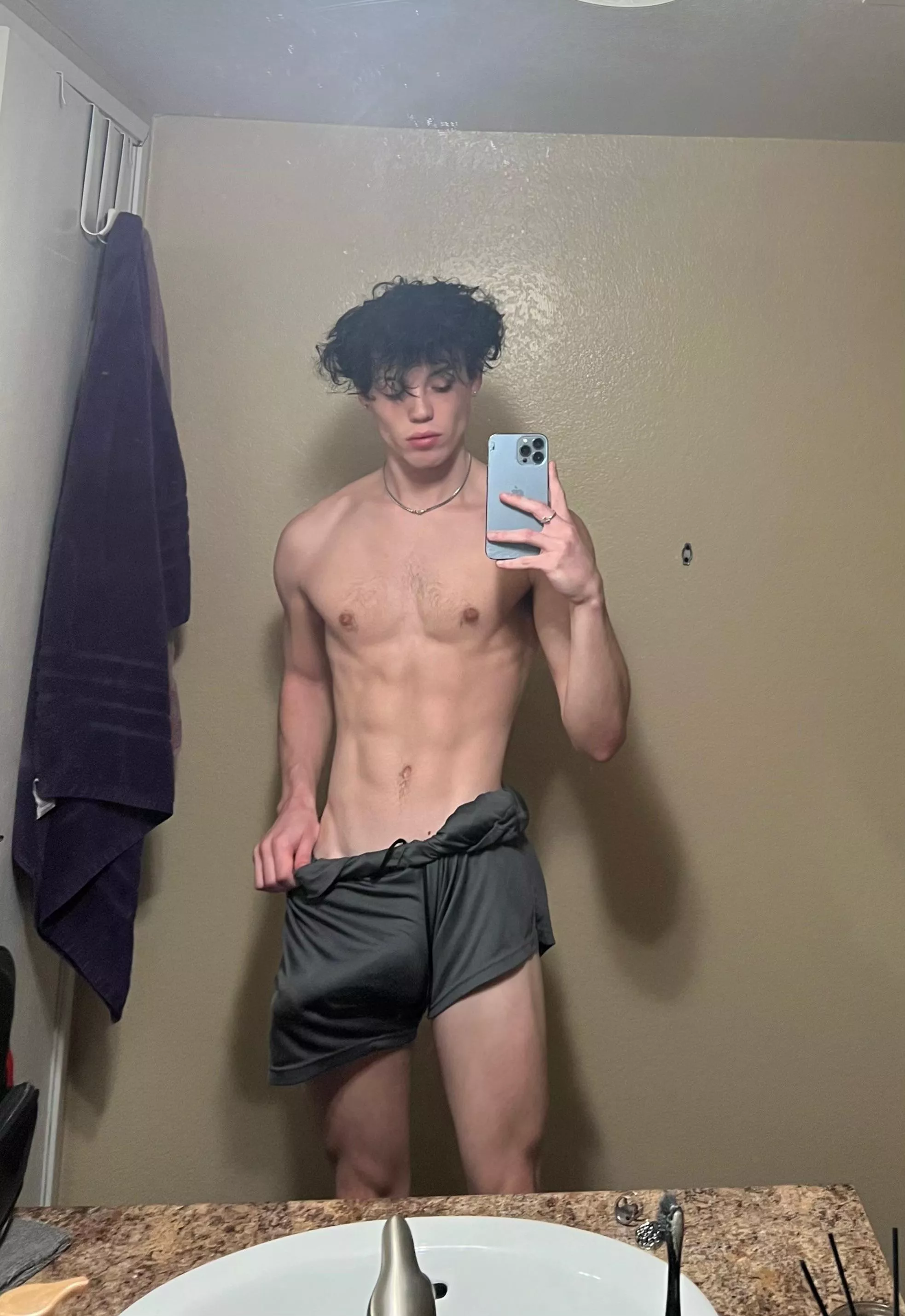 just finished a long hard workout 😌