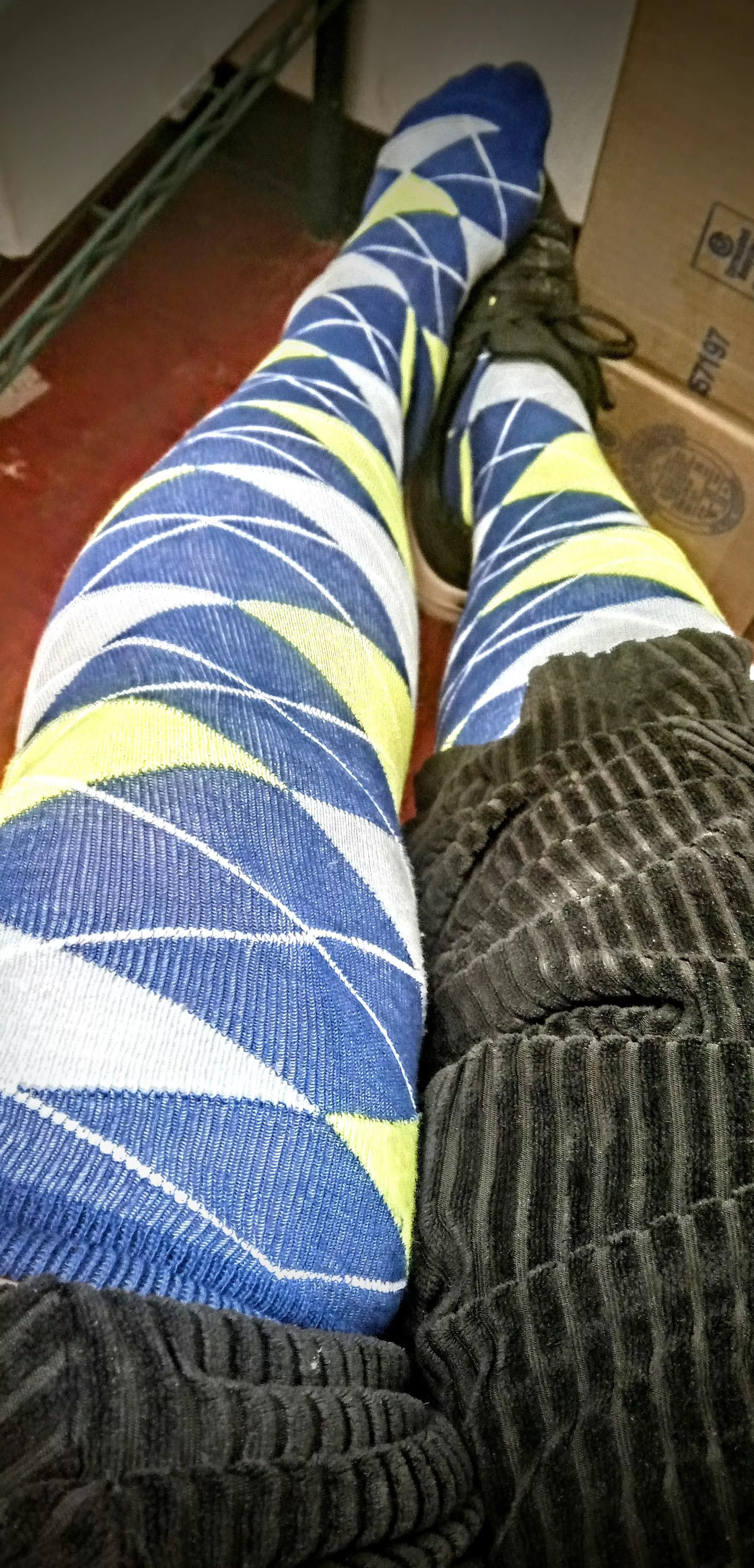 Long sweaty socks for my long sweaty days at work! DM me to make them yours! $40 for three days wear! Ships free in the US!