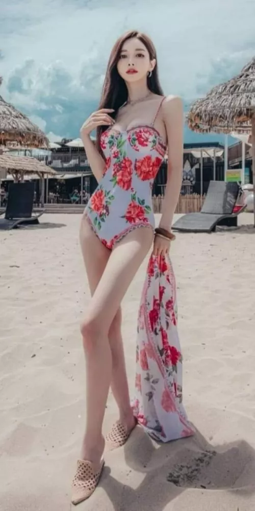 Lovely in a One Piece Floral