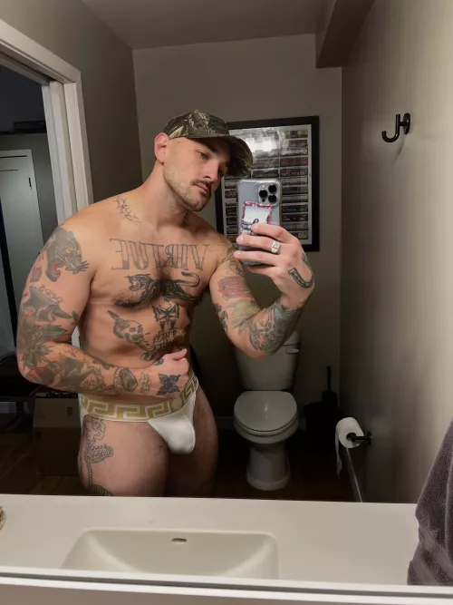 My Cock Snug In This Jock 😊