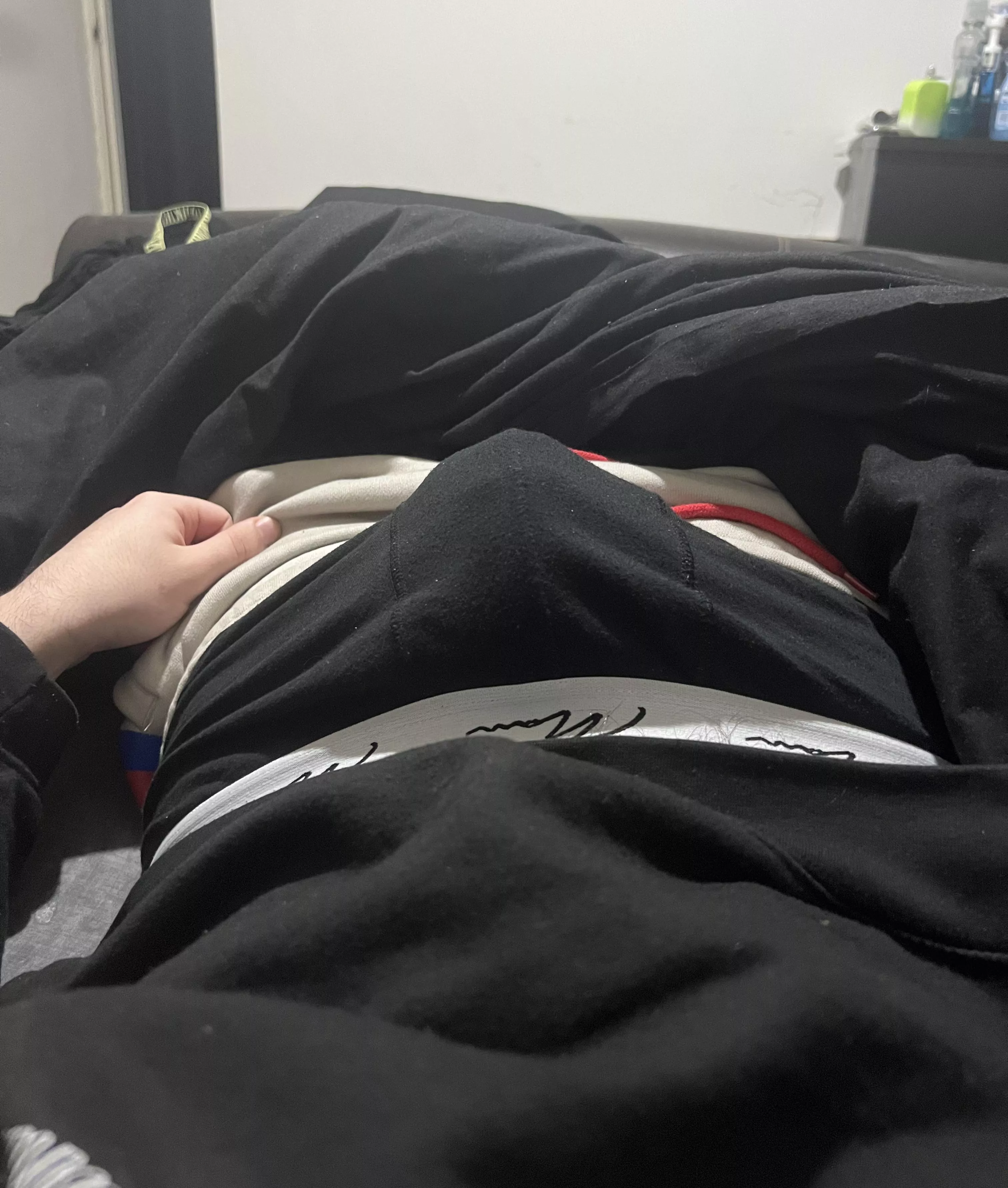 My cock trying to escape. Dms open💦😈