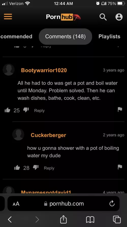 No no, he’s got a point