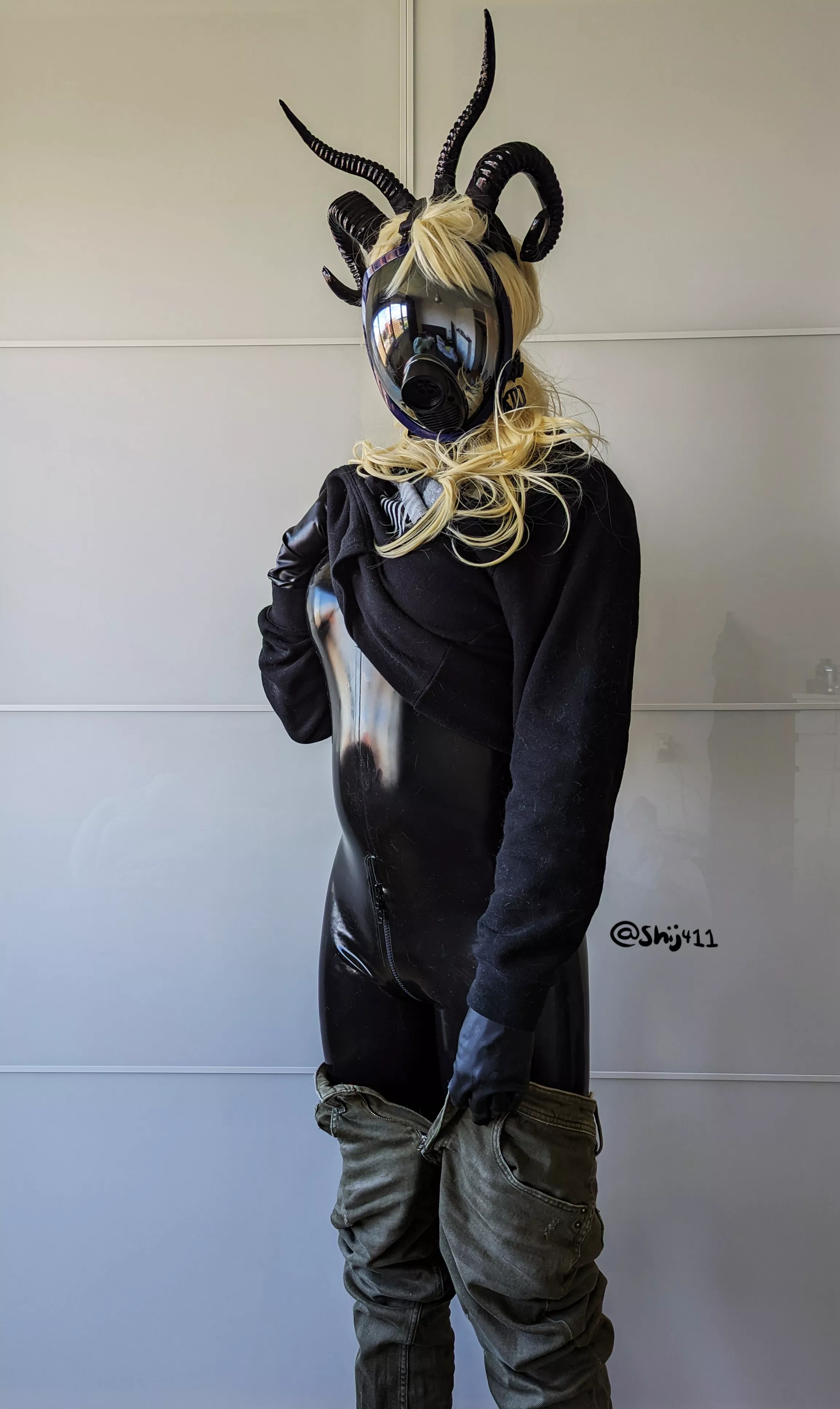 [OC] latex under regular clothes 💜