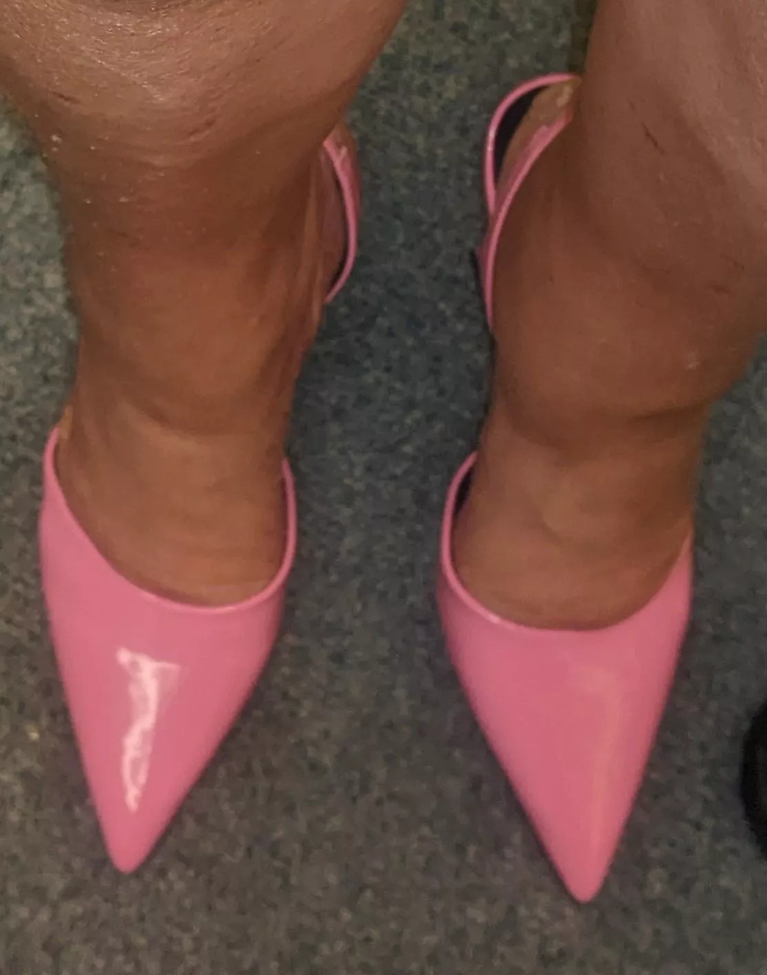 Pink pumps