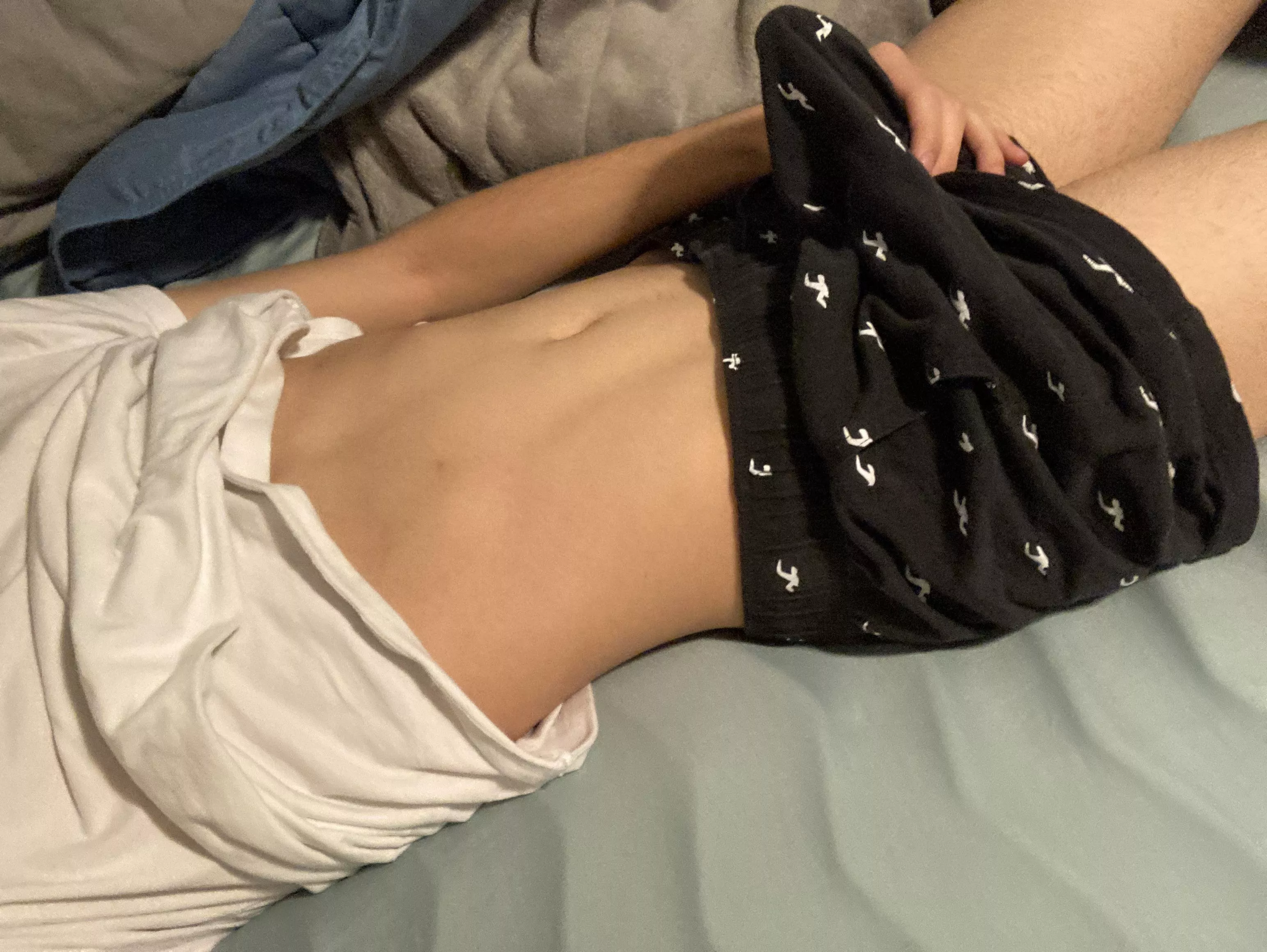 Pull my shorts down please? 🥺