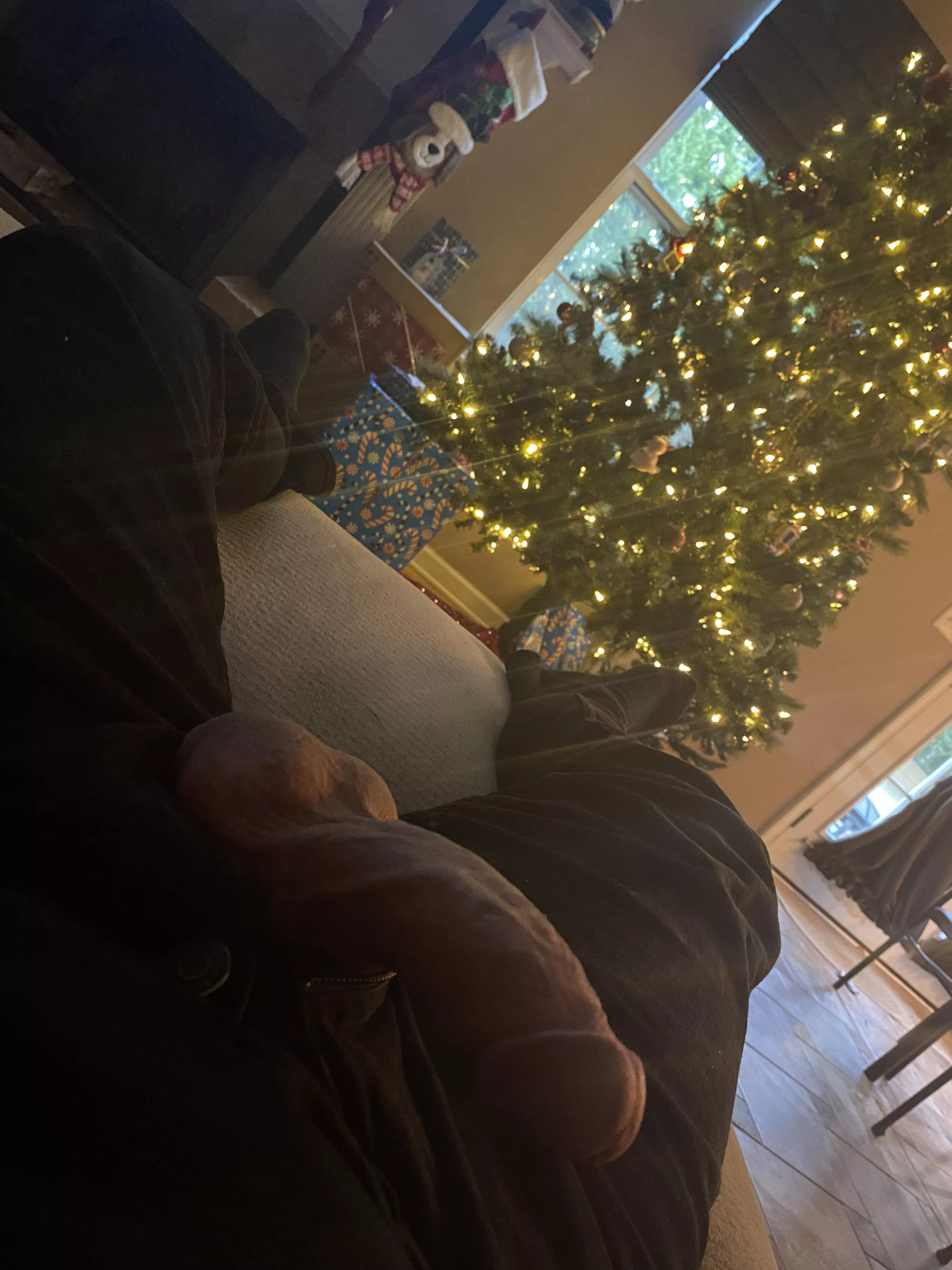 Santa’s lap or mine?