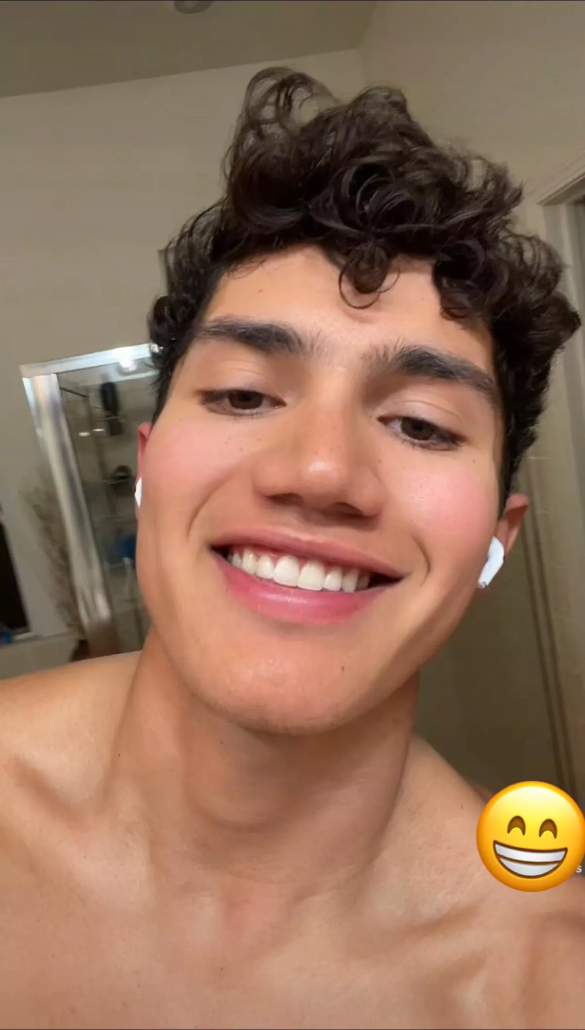 Smile while you still have teeth I guess