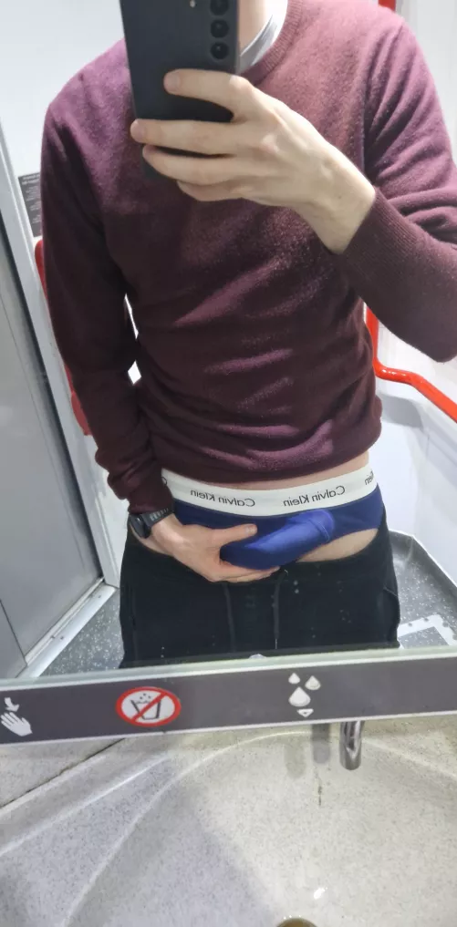 So who's going to join me in the train bathroom?