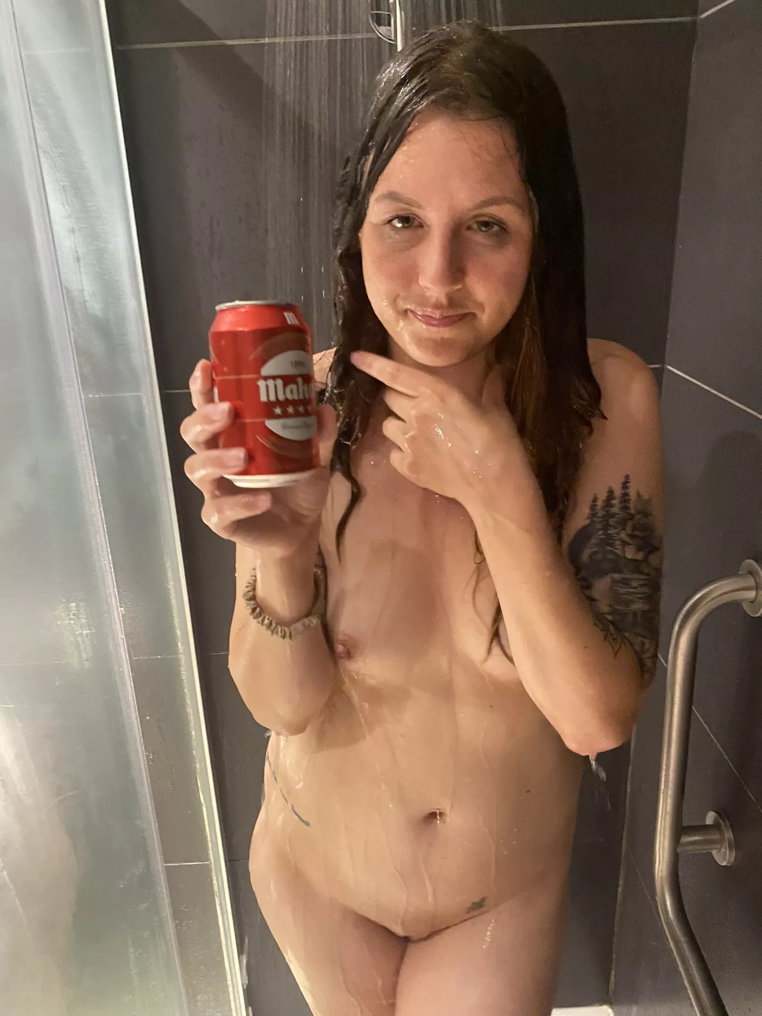 Terrible terrible terrible picture of me. But I did love this beer.