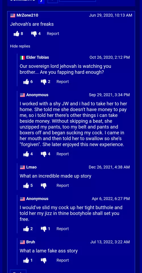 they think it's a story