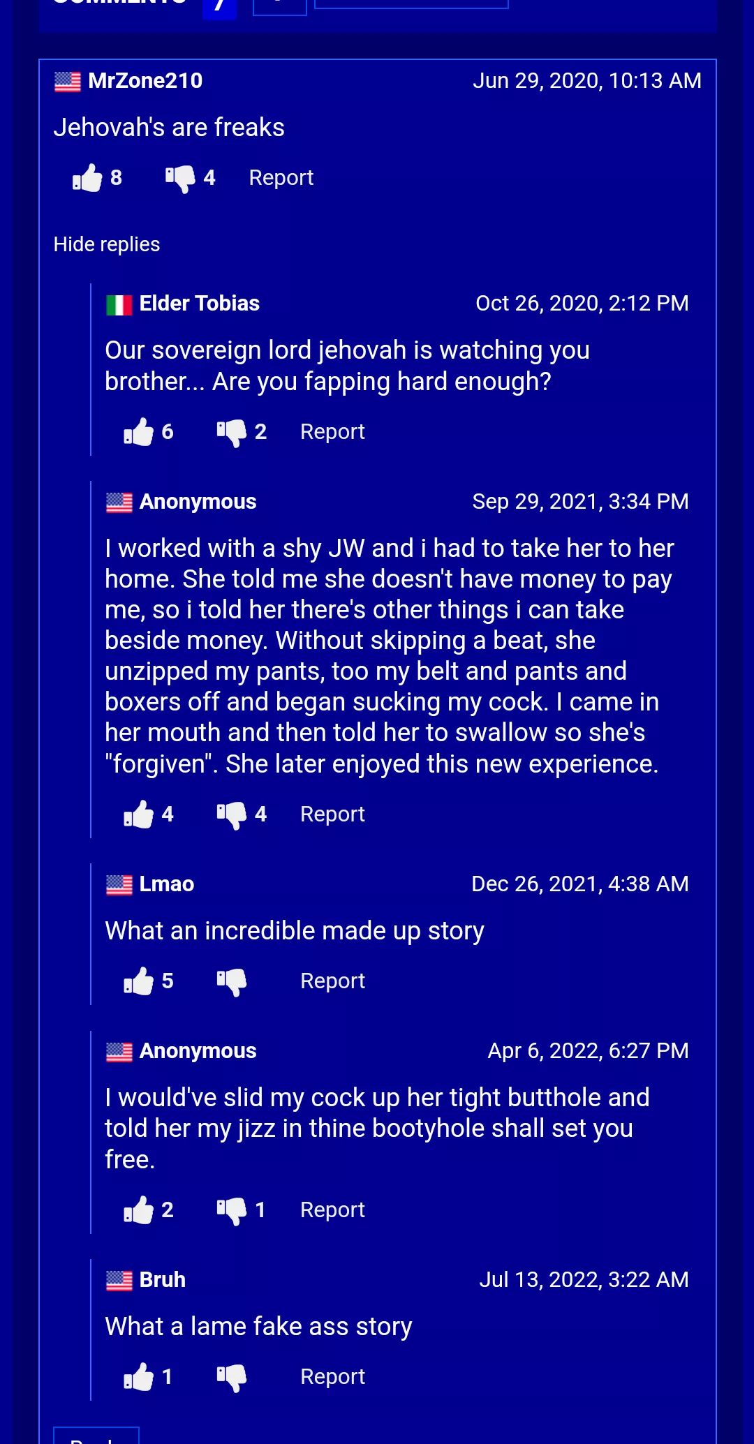 they think it's a story