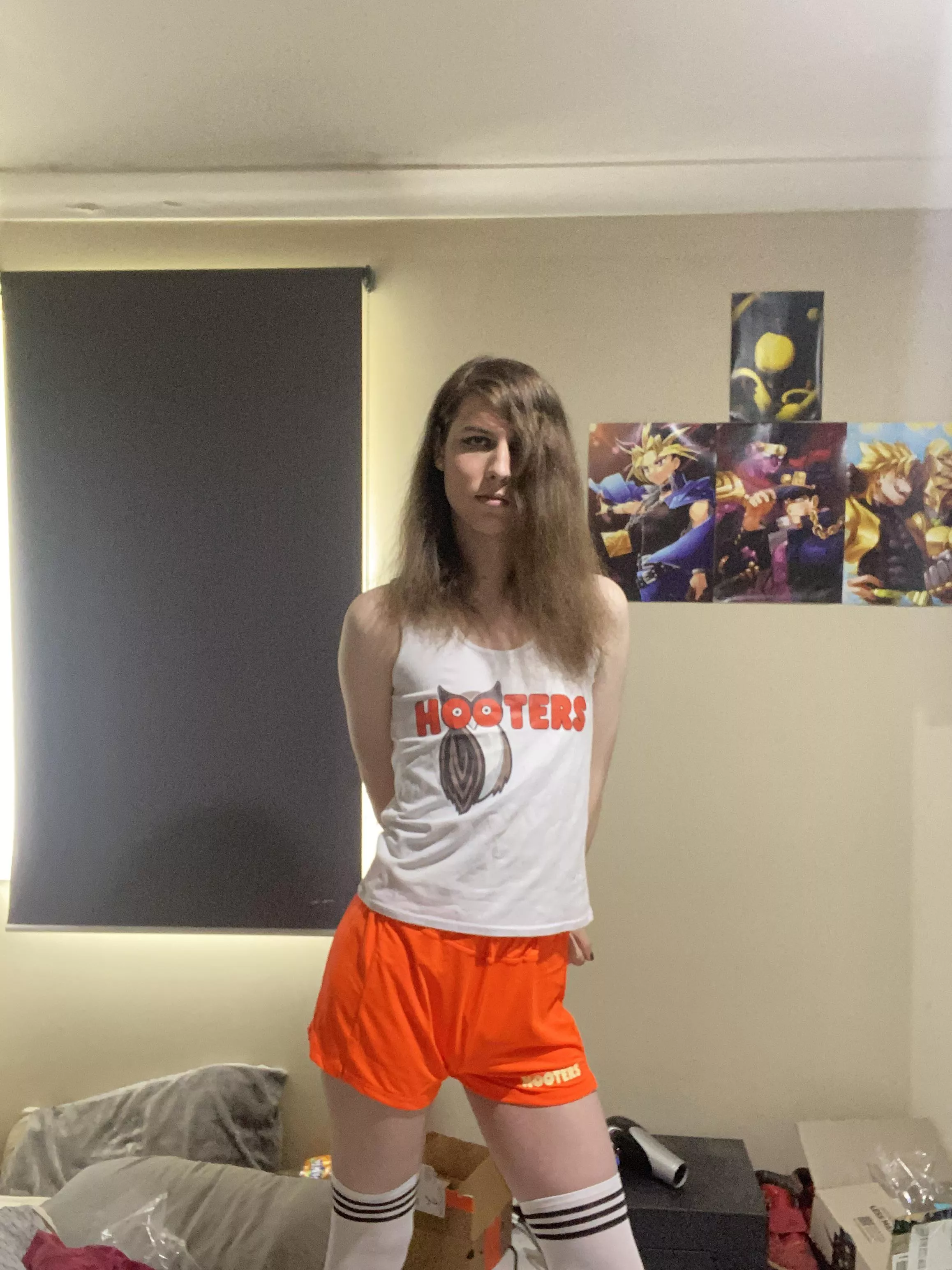 Welcome to femboy hooters how can I help you today