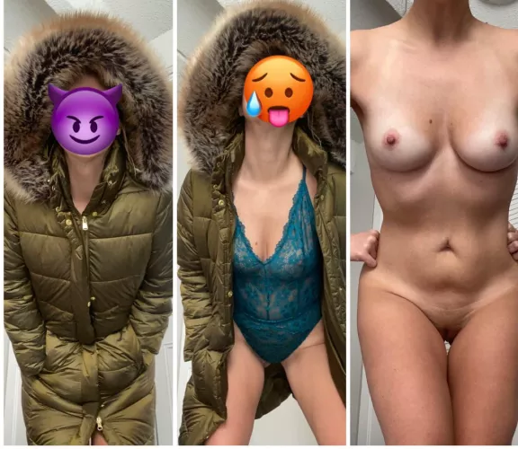 You never know what’s hiding under that winter jacket