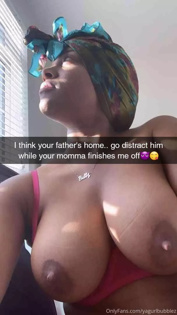 Your friend is getting head from your mom when your father pulls up on the driveway so he sends you this snap