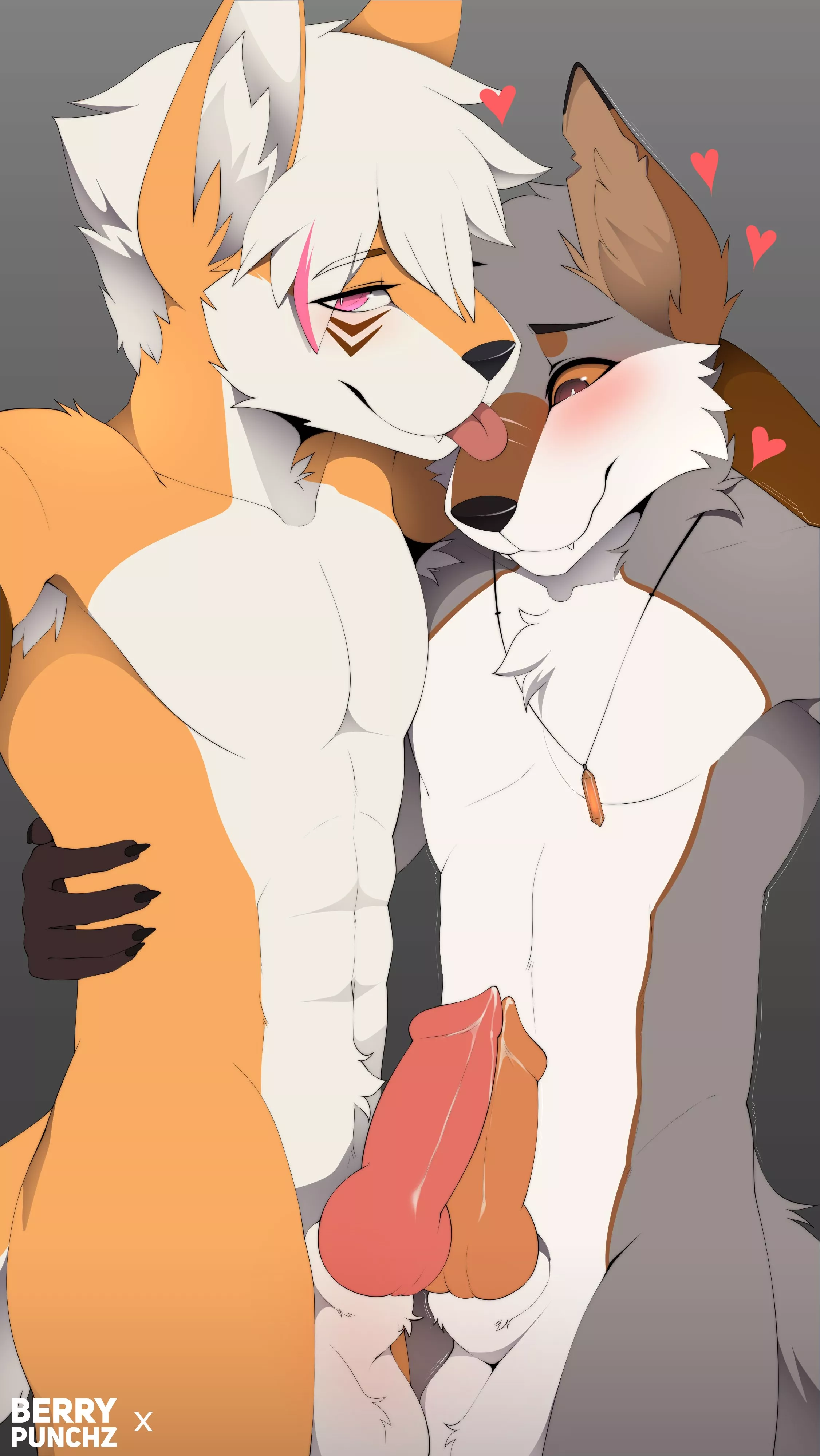 2 boys grinding (art by BERRYPUNCHZ Twitter:@berrypunchz)