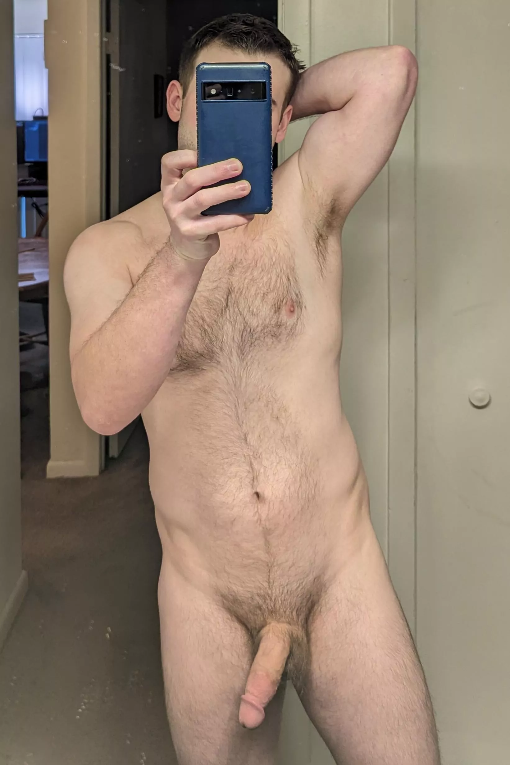 [28] Thinking about shaving before I start working out again.