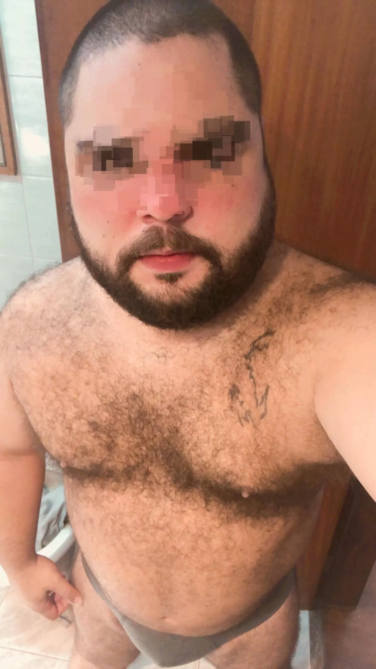 [35] Dad and his fifty shades of gray undies.