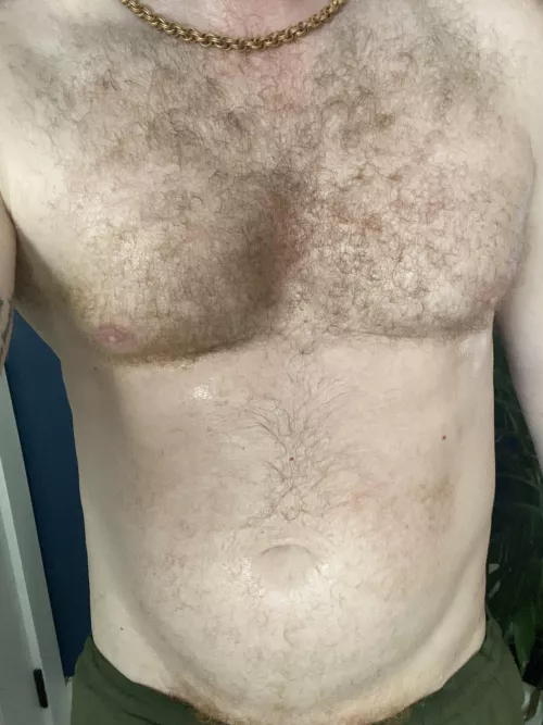 (36) Who wants bury their face in my furry chest?