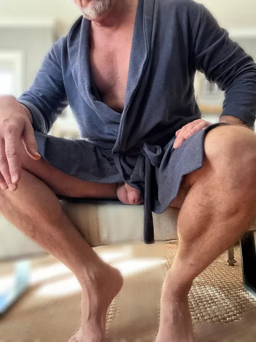 52, Evanston Dad easing into the day