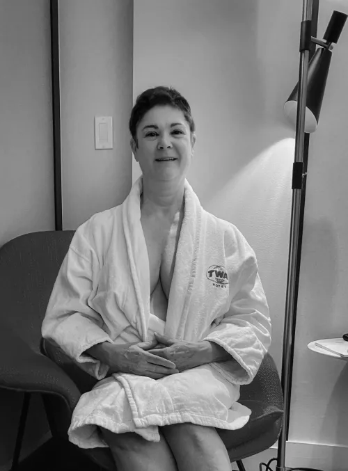 60 year old short hair chick all her life!