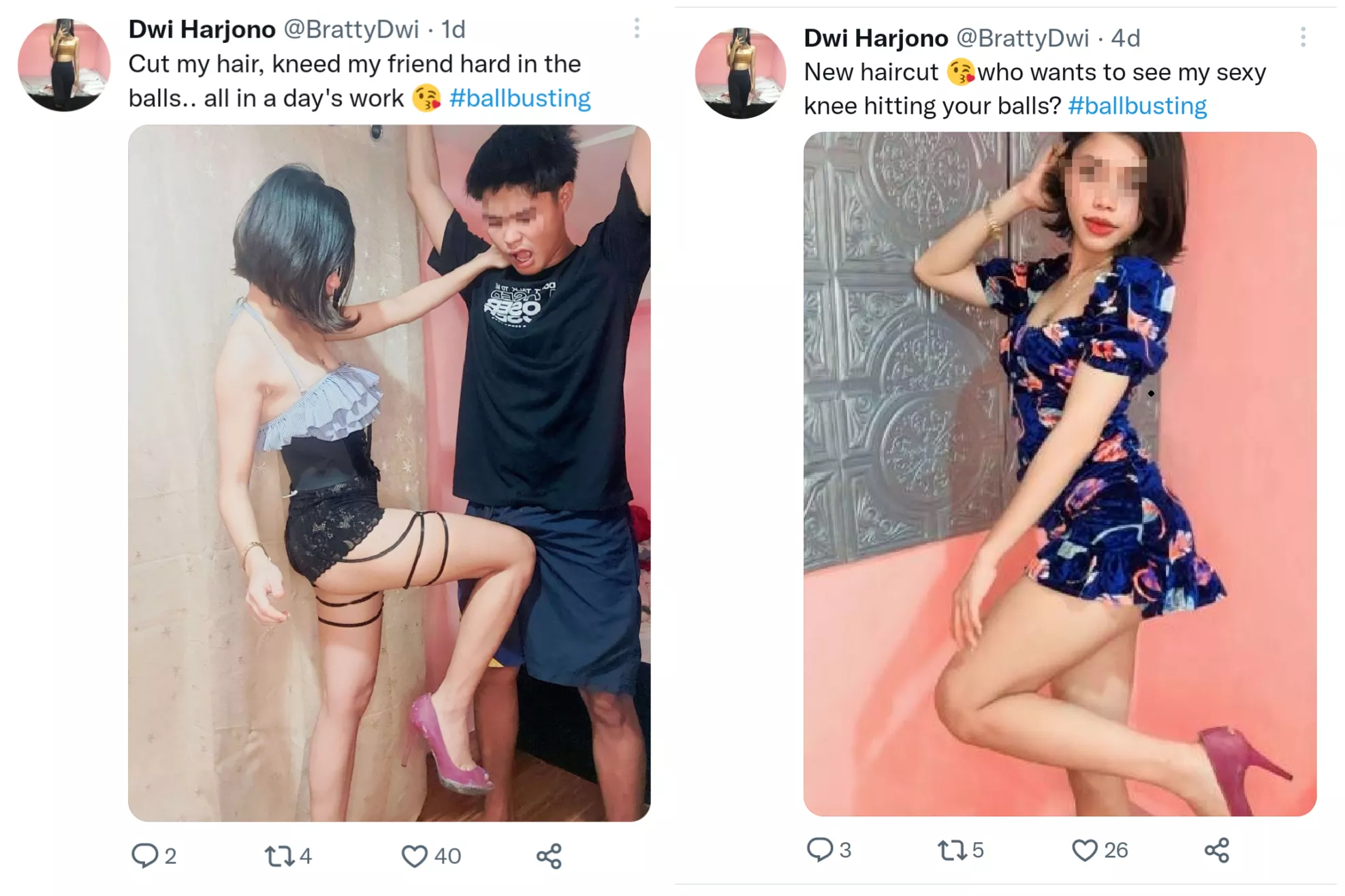 A new Indonesian ballbuster has arrived on Twitter 🤩