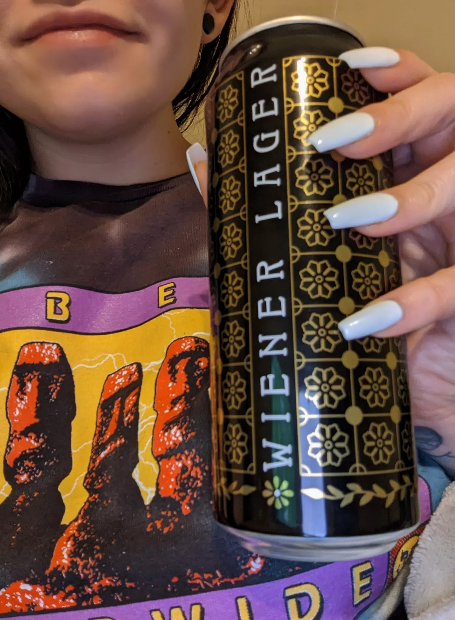 Always look good wrapped around a can of beer