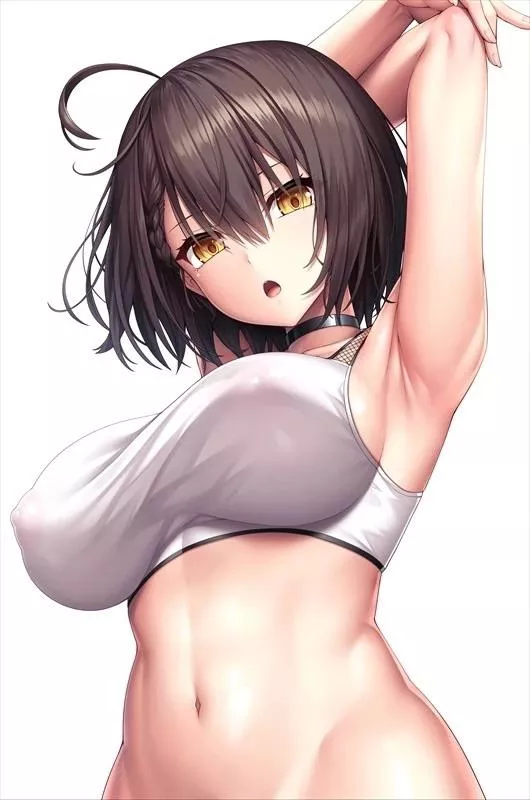 Baltimore stretching [Azur Lane]