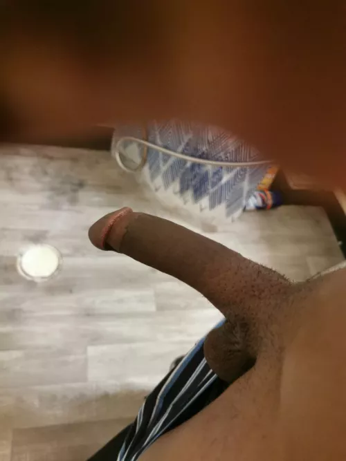 bathroom break at the homies crib