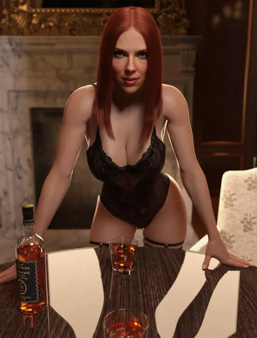 Black Widow in lingerie (Noahgraphicz) [Marvel]