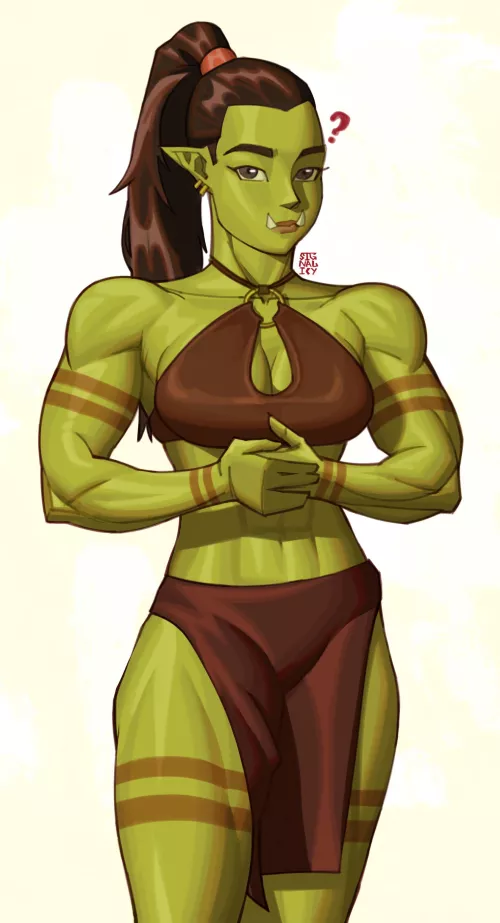 Buff orc (Art by @Signal_Icy) [Original]