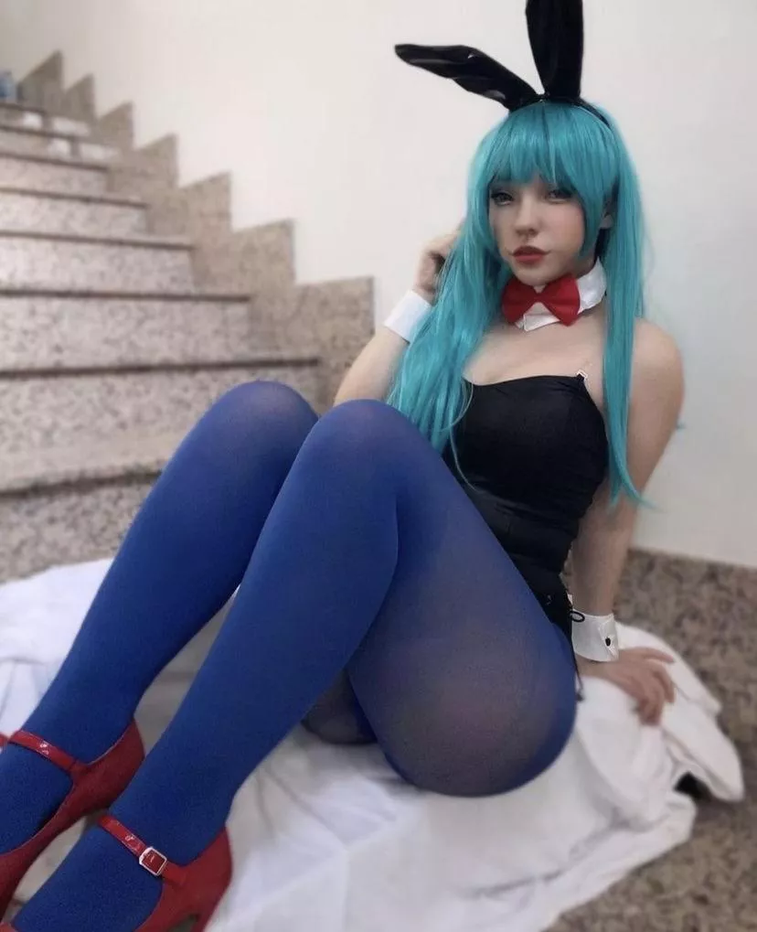 Bulma bunny girl by nyawmilk