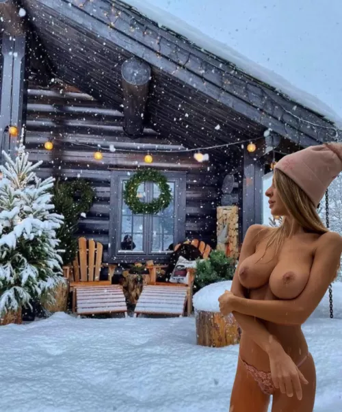 Christmas and snow make me feel so sexy!