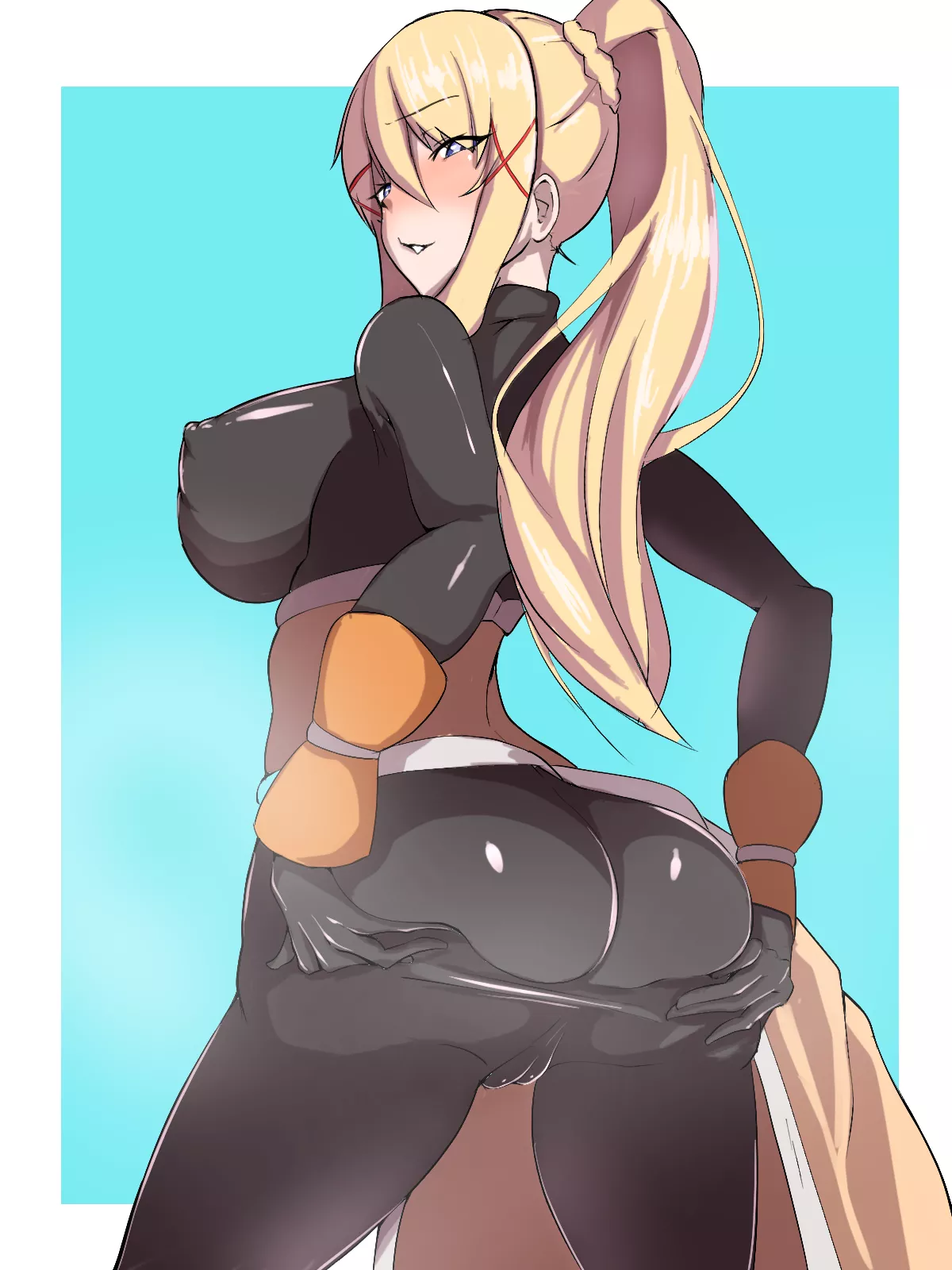 Darkness Bodysuit Booty (Men Teru ) [Konosuba]