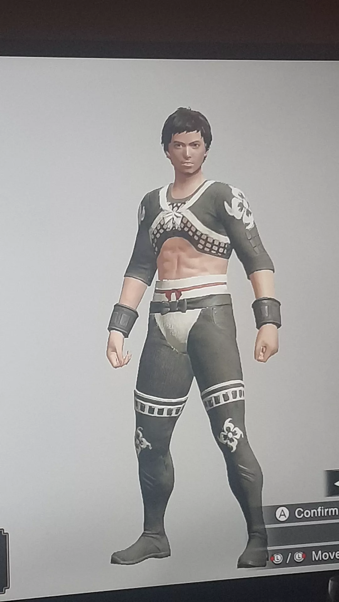 Don't know if there are many Monster Hunter fans here, but one of the preset character designs has a pretty suspicious wardrobe...