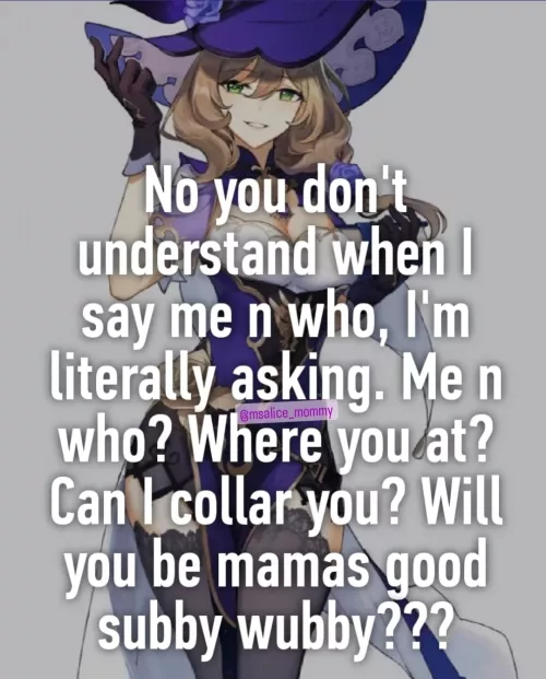 Don't make me ask again, me n who???💜✨