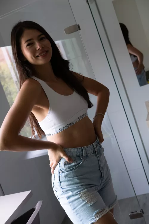 Flat chested but lots of fun