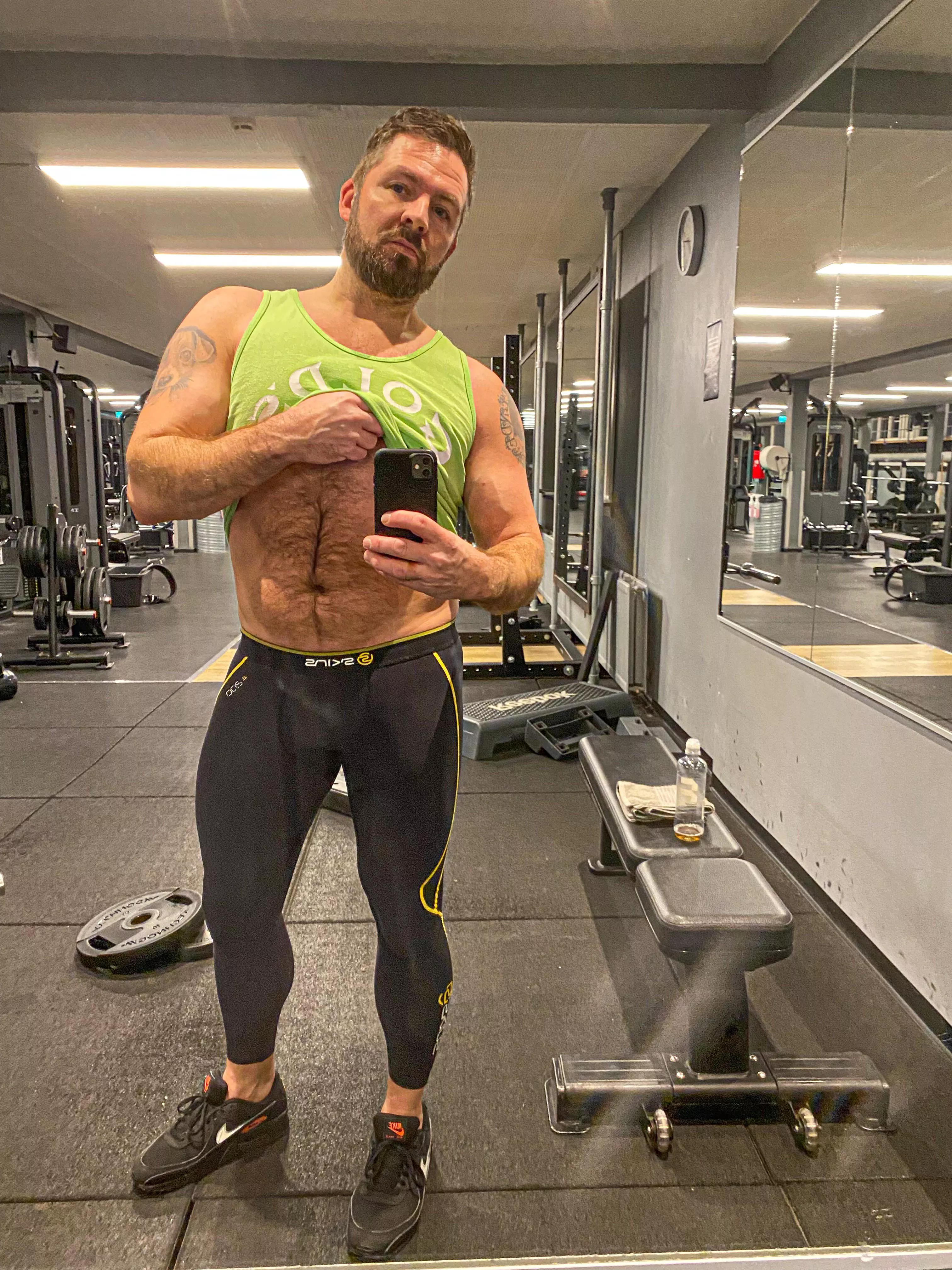 Fur-check at the gym 🐻