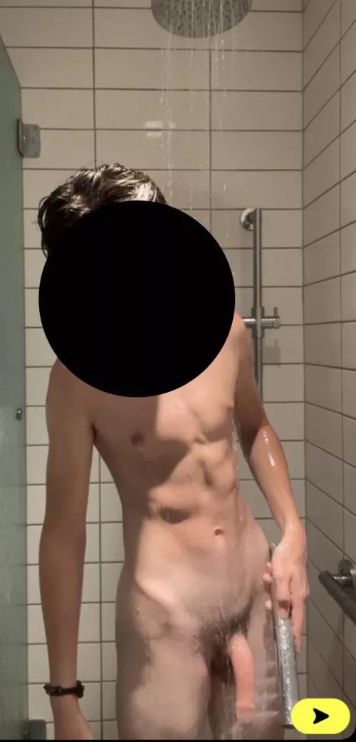 Get in the shower and get on your knees now