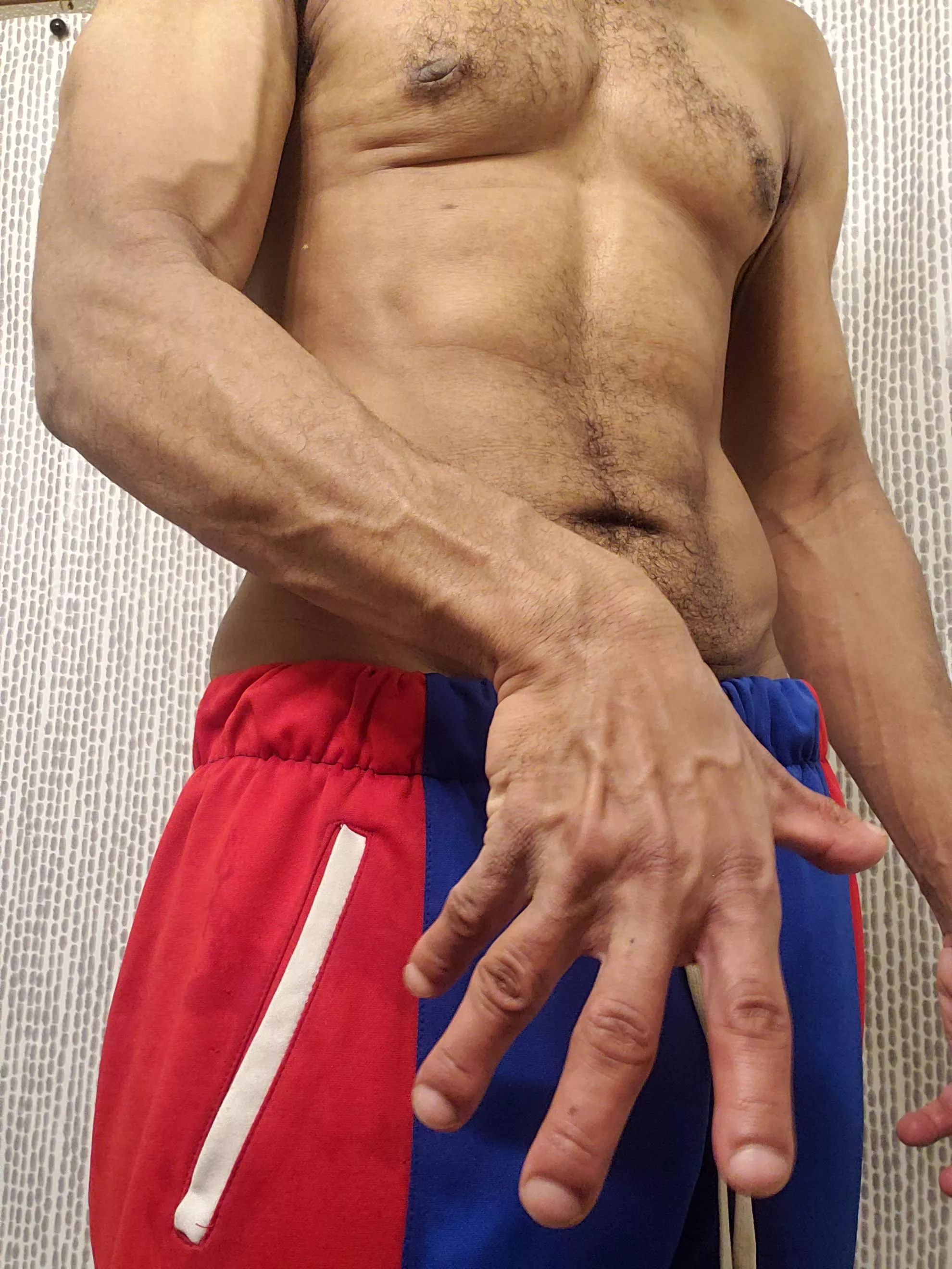 Hold my forearm while I hold your (Insert). Or hump it while we makeout?